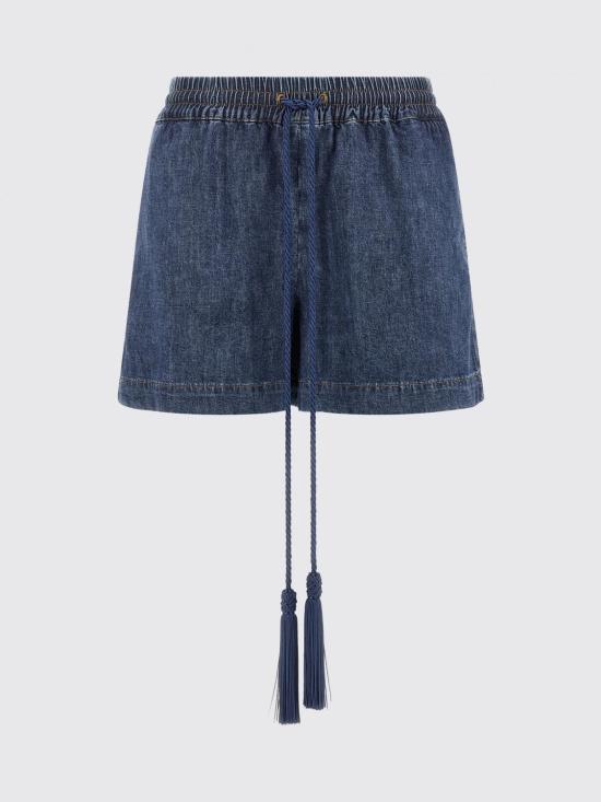 26SS 발렌티노 가라바니 데님 숏팬츠 8B3DD5509YA 558 Blue - VALENTINO GARAVANI