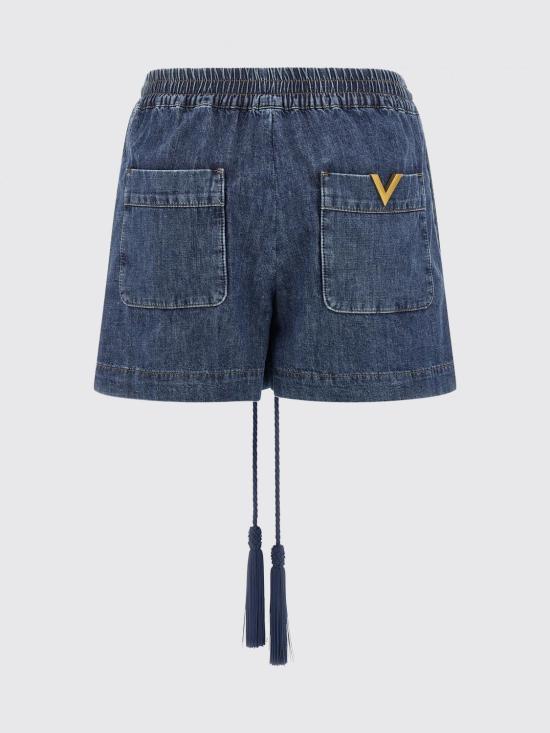26SS 발렌티노 가라바니 데님 숏팬츠 8B3DD5509YA 558 Blue - VALENTINO GARAVANI