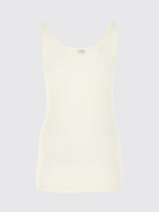 26SS 생로랑 저지 탱크탑 504959YB2OZ 9502 White - SAINT LAURENT