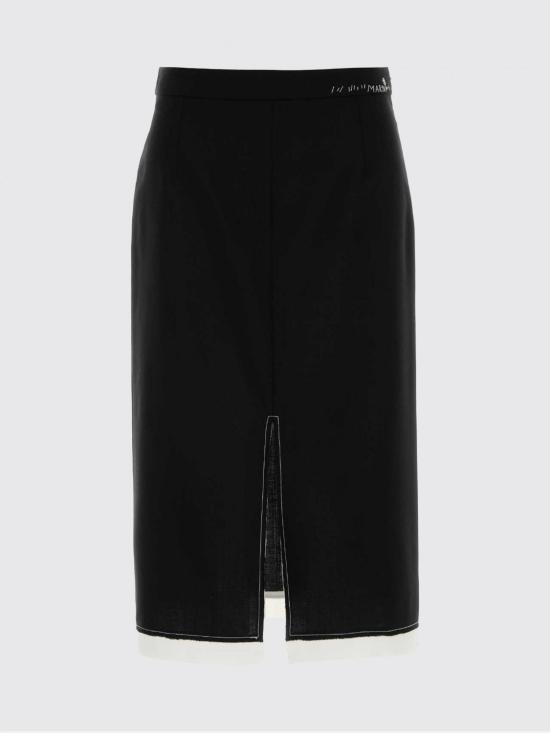 26SS 마르니 미디 스커트 GOMA0810QSUTW839 00N99 Black - MARNI