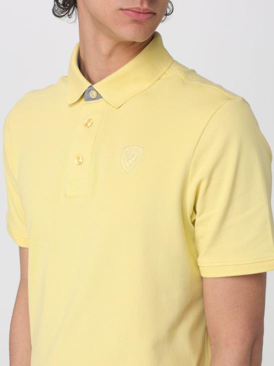 26SS 블라우어 폴로 티셔츠 26SBLUT02321007481 234 Yellow - BLAUER