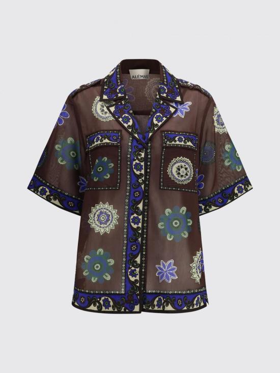 26SS 알레메 블라우스 7062T CHOCOLATE Cocoa - ALEMAIS