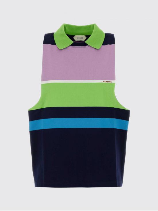 26SS 베르사체 폴로 티셔츠 10245081A17890 6PD40 Multicolor - VERSACE