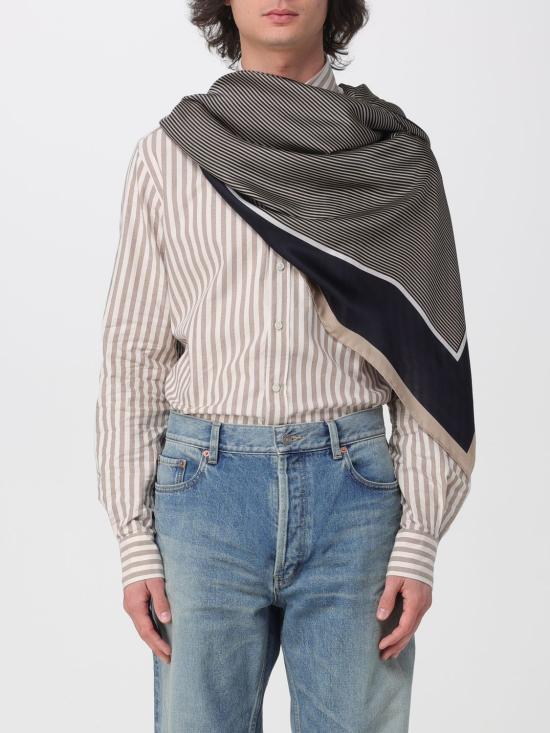 26SS 생로랑 머플러/스카프 8221383Y039 4178 Blue - SAINT LAURENT