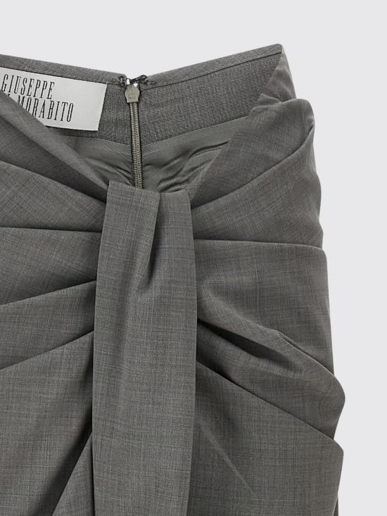 26SS 쥬세페 디 모라비토 롱 스커트 06PSPA15316327 95 Grey - GIUSEPPE DI MORABITO