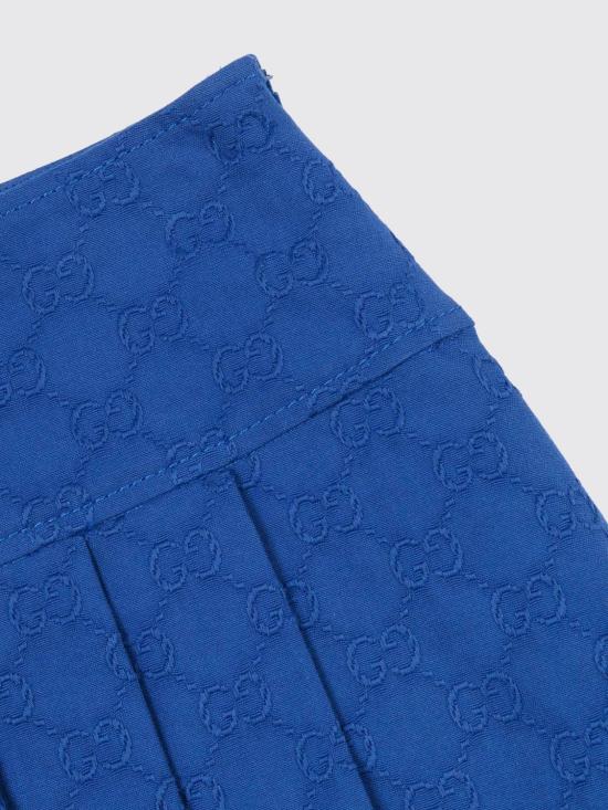 26SS [키즈] 구찌 스커트 856520ZASYD 4282 Blue - GUCCI
