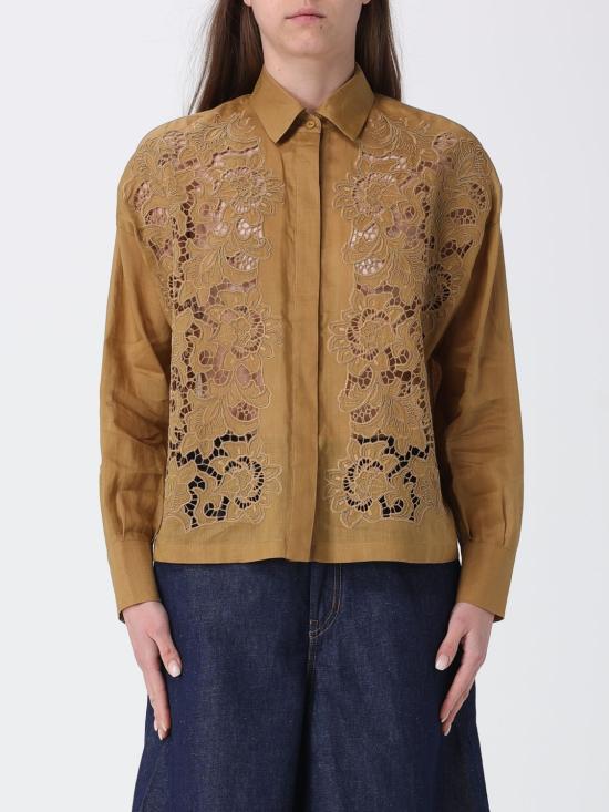 26SS 막스마라 스튜디오 셔츠 2616111012600 053 Ocher