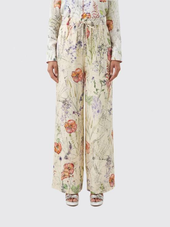 26SS 알렉산더 맥퀸 팔라초 팬츠 819000QZAQV 9015 Ivory