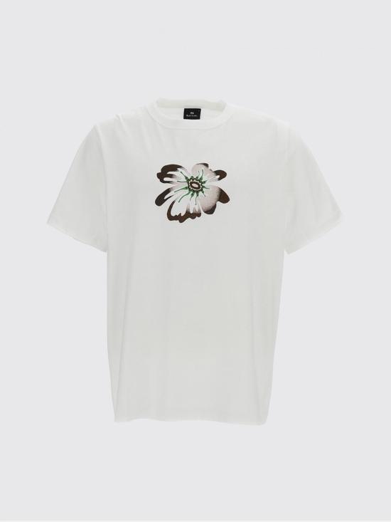 26SS 폴 스미스 지브라 패치 반팔 M2R011RVP5755 01 White - PAUL SMITH