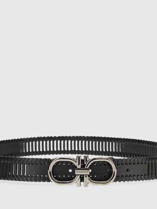 26SS 살바토레 페라가모 가죽 벨트 793316 001 Black - SALVATORE FERRAGAMO