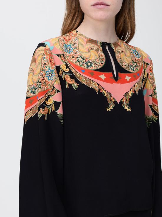 26SS 에트로 블라우스 WRJA0162AKI43 X0813 Black - ETRO