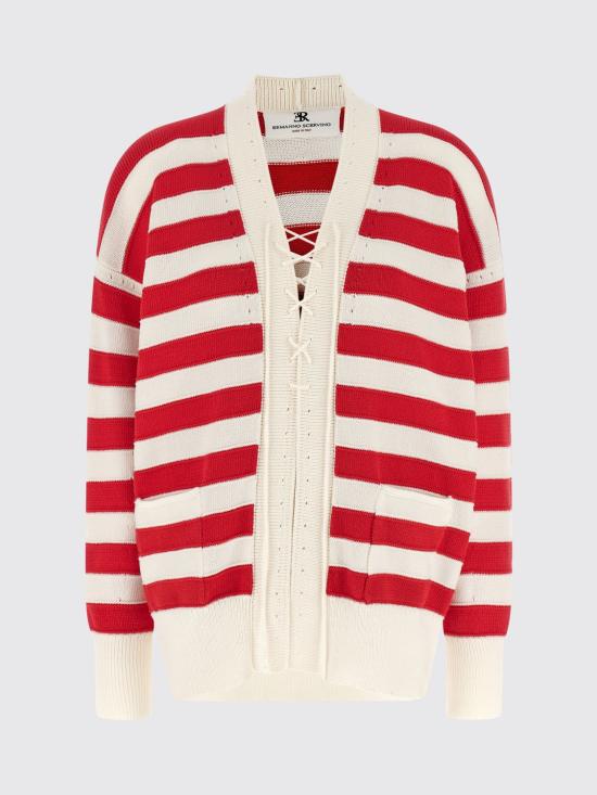 26SS 에르마노 설비노 스웨터 D485N311IFD A4806 Red - ERMANNO SCERVINO