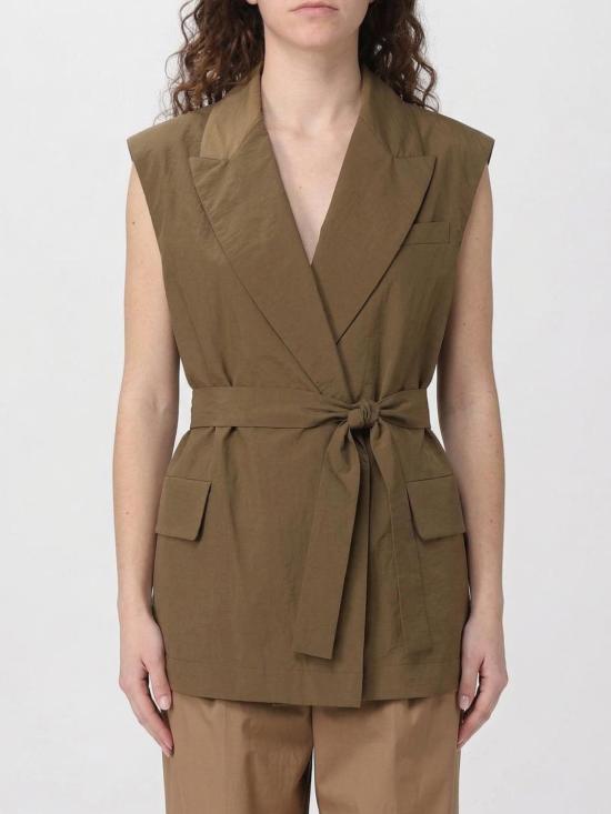 26SS 브루넬로 쿠치넬리 모닐리 테크노 코튼 포플린 벨트 베스트 M0F797758 C9266 Sand