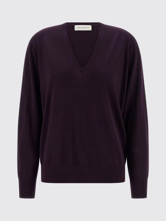 26SS 드리스 반 노튼 스웨터 2611312023700 402 Violet - DRIES VAN NOTEN