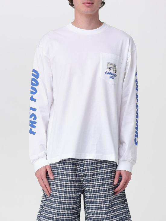 26SS 칼하트 WIP 긴팔 티셔츠 I036216 02XX White