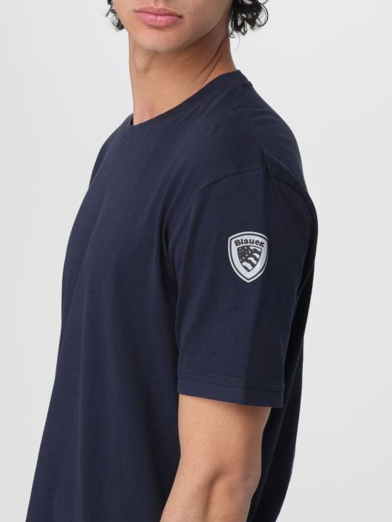 26SS 블라우어 반팔 티셔츠 26SBLUH02068007439 888 Blue - BLAUER
