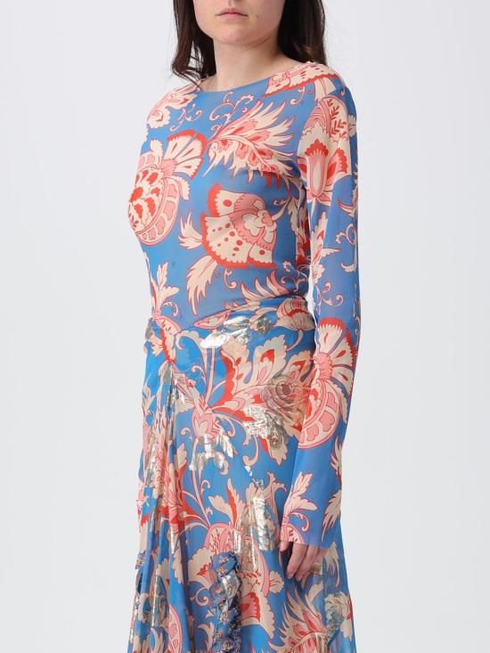 26SS 에트로 블라우스 WRJA003899IAS69 X0882 Gnawed Blue - ETRO