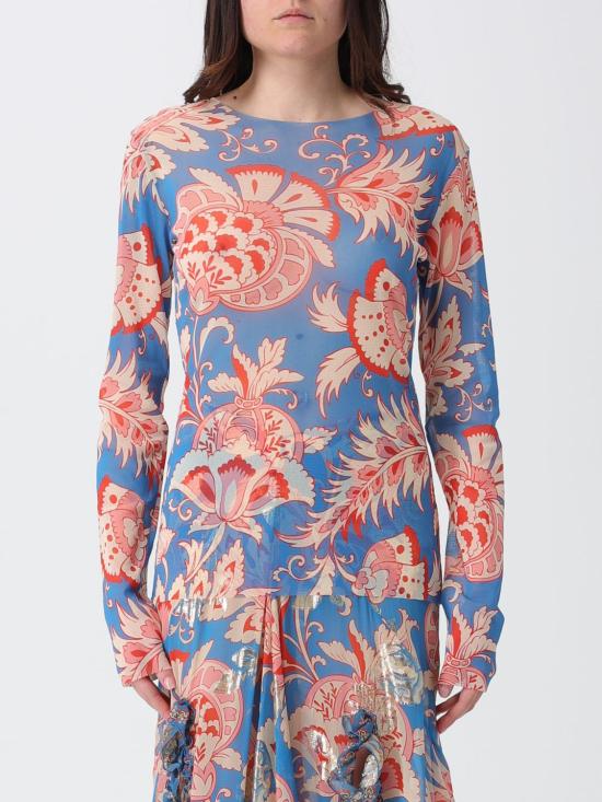 26SS 에트로 블라우스 WRJA003899IAS69 X0882 Gnawed Blue