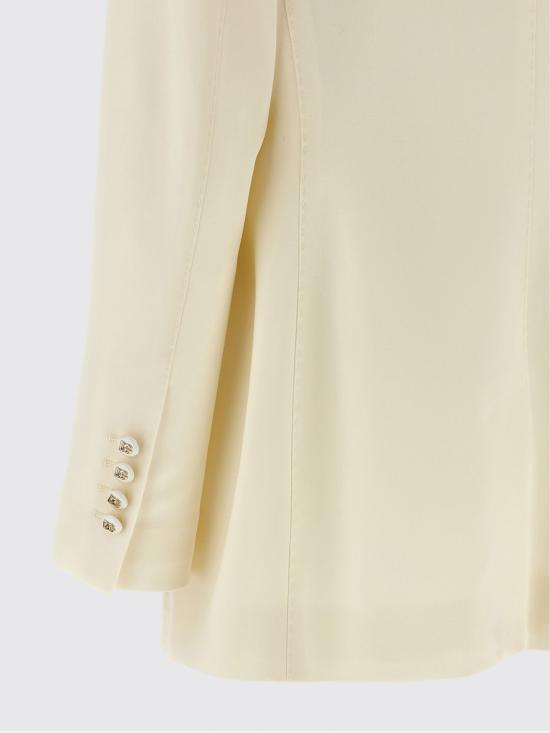 26SS 돌체앤가바나 싱글 브레스티드 터링턴 블레이저 F29Z8TFUBGC W0001 White - DOLCE & GABBANA