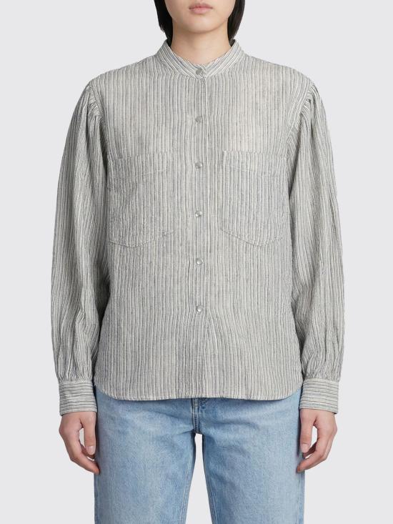 26SS 이자벨마랑에뚜왈 블라우스 CH0300FAD1I06E 30BU Gnawed Blue