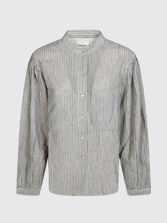 26SS 이자벨마랑에뚜왈 블라우스 CH0300FAD1I06E 30BU Gnawed Blue - ISABEL MARANT ETOILE