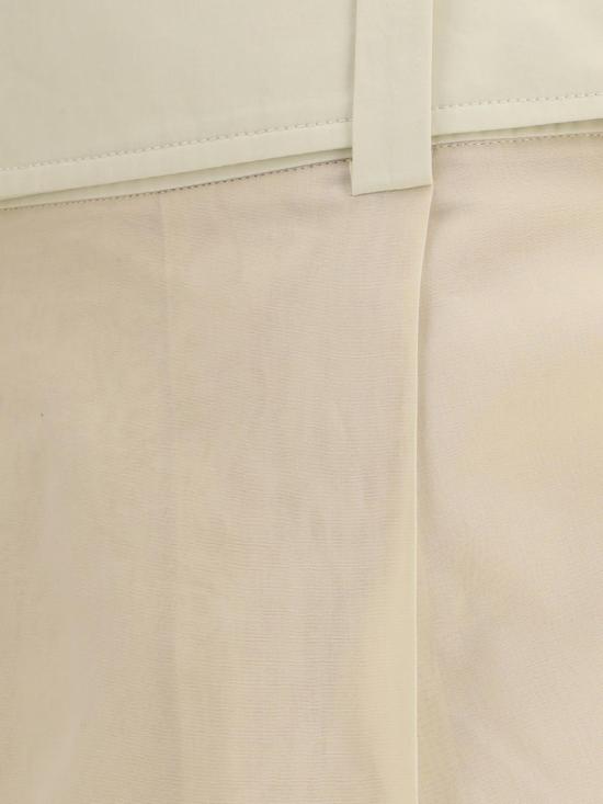 26SS 스포트막스 스트레이트 팬츠 2612131033600 001 Ecru - SPORTMAX