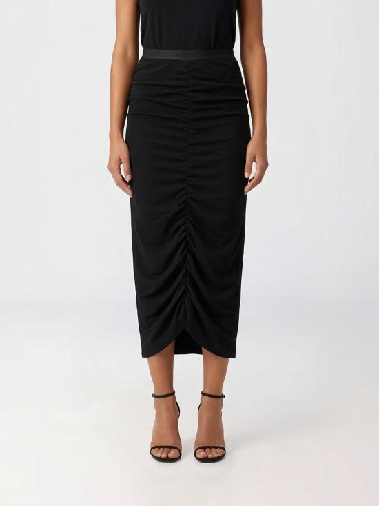 26SS 발렌티노 가라바니 롱 스커트 8B0KG05ZA8N 0NO Black