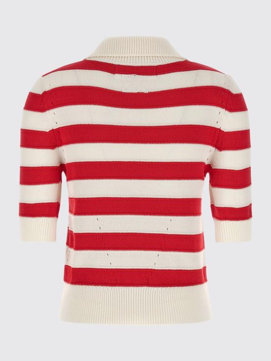 26SS 에르마노 설비노 폴로 티셔츠 D485L332IFD A4806 Red - ERMANNO SCERVINO