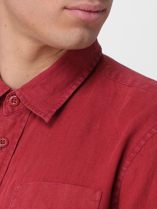 26SS 블라우어 셔츠 BLUS01128007453 483 Burgundy - BLAUER