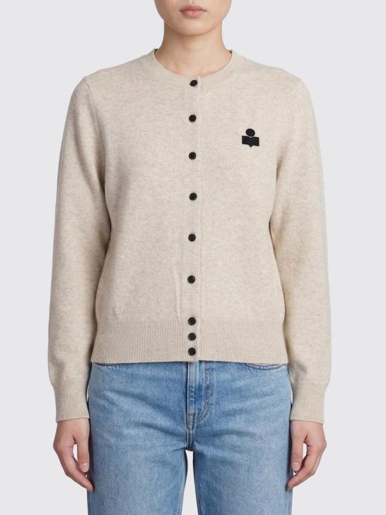 26SS 이자벨마랑에뚜왈 모나 울 코튼 믹스 가디건 CA0115FAC1L17E 02LY Grey 1