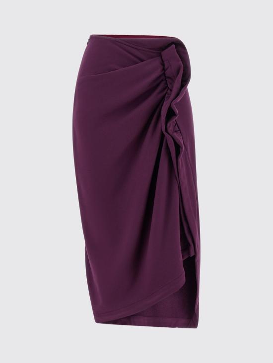 26SS 드리스 반 노튼 미디 스커트 2611311123611 357 Violet - DRIES VAN NOTEN