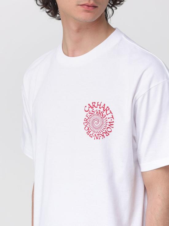26SS 칼하트 WIP 반팔 티셔츠 I036264 02XX White - CARHARTT WIP