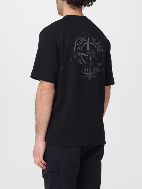 26SS 스톤 아일랜드 반팔 티셔츠 2100001S0E14 V0029 Black - STONE ISLAND