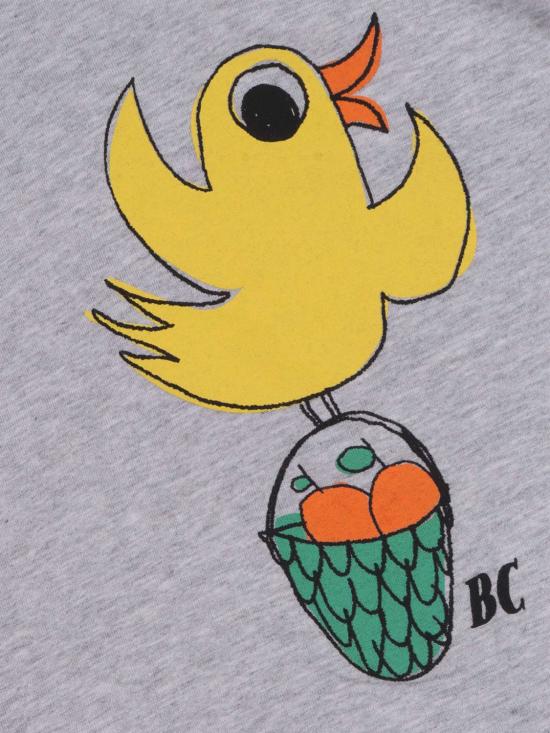 26SS [키즈] 보보쇼즈 티셔츠 B126AB008 041 Grey - BOBO CHOSES