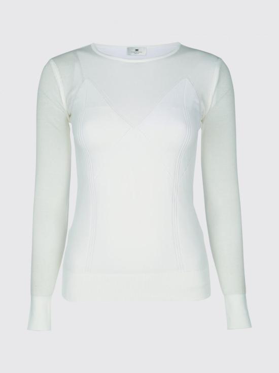 26SS 엘리자베타프랜치 스웨터 MK63Q61E2 360 Ivory - ELISABETTA FRANCHI