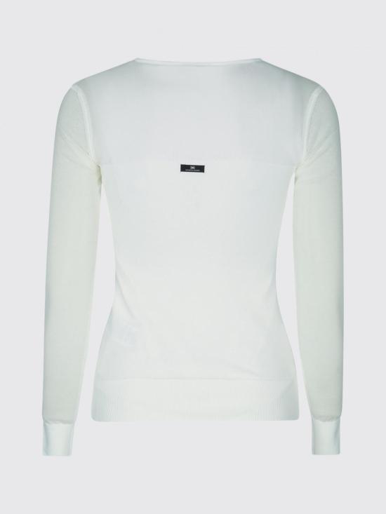 26SS 엘리자베타프랜치 스웨터 MK63Q61E2 360 Ivory - ELISABETTA FRANCHI