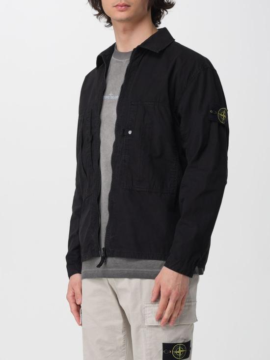 26SS 스톤 아일랜드 봄버 자켓 1200005S0298 V0029 Black - STONE ISLAND