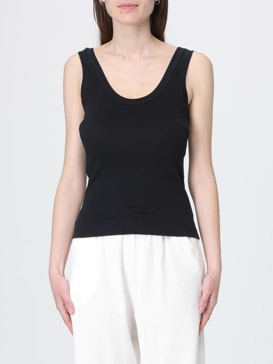 26SS 브루넬로 쿠치넬리 민소매 티셔츠 M0TC8FX210 C101 Black