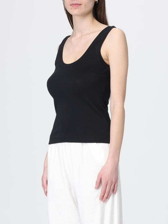 26SS 브루넬로 쿠치넬리 민소매 티셔츠 M0TC8FX210 C101 Black - BRUNELLO CUCINELLI