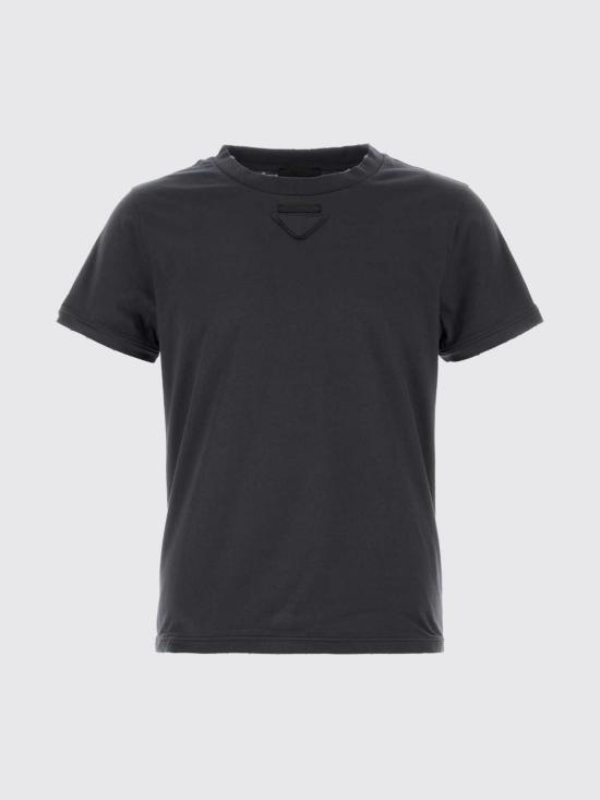 26SS 프라다 반팔 티셔츠 UJN964SOOO17Z3 F0112 Charcoal