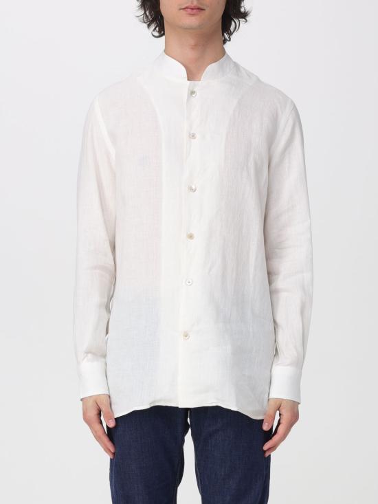 26SS 일레븐티 긴팔 셔츠 M75CAMM05TES0I139 01NN White