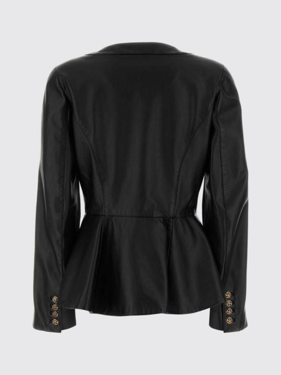 26SS 끌로에 가죽 자켓 CH25WCV61225 001 Black - CHLOE