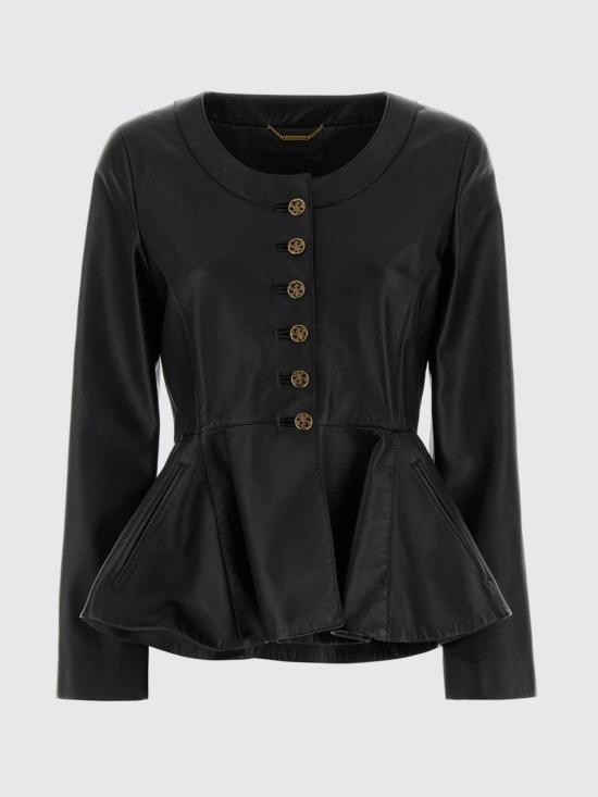 26SS 끌로에 가죽 자켓 CH25WCV61225 001 Black - CHLOE