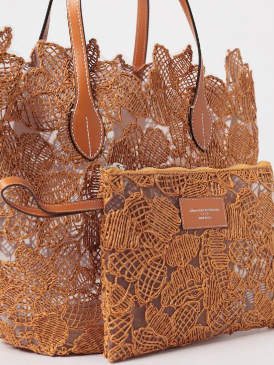 26SS 에르마노 설비노 토트백 D484S500ZQP 61432 Leather - ERMANNO SCERVINO