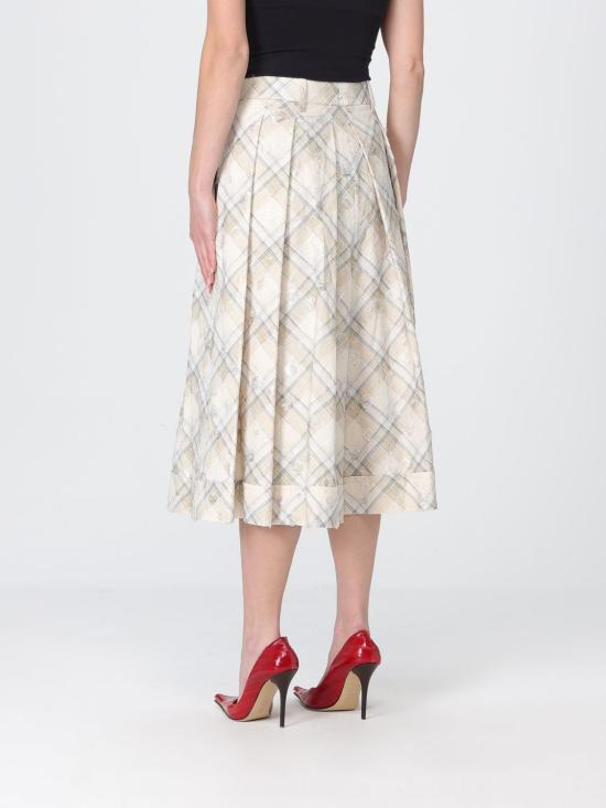 26SS 비비안웨스트우드 미디 스커트 3F01000CW01EG B208 Beige - VIVIENNE WESTWOOD