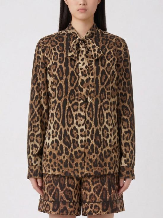 26SS 돌체앤가바나 블라우스 F5T19TFS1GT HY13M Brown