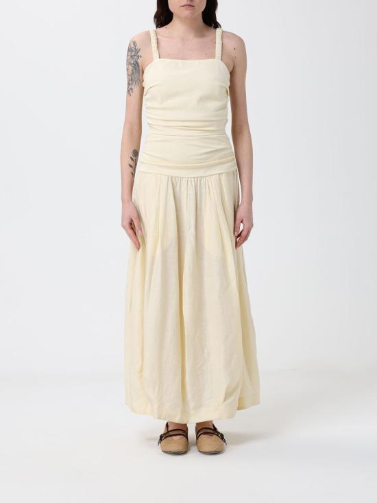 26SS 텔라 롱 원피스 010290 E147 Yellow