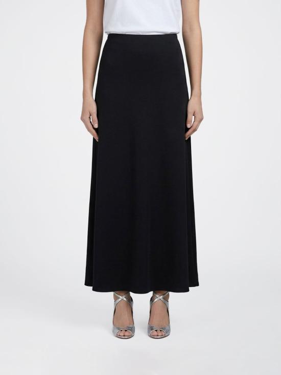 26SS 발렌티노 가라바니 롱 스커트 8B3RAEN71MM 0NO Black