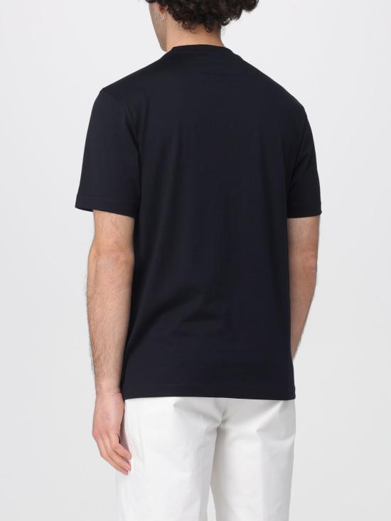 26SS 자노네 반팔 티셔츠 810324ZQ317 Z0542 Navy - ZANONE