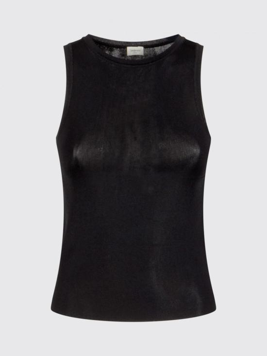 26SS 생로랑 민소매 티셔츠 863133Y77IR 1000 Black - SAINT LAURENT